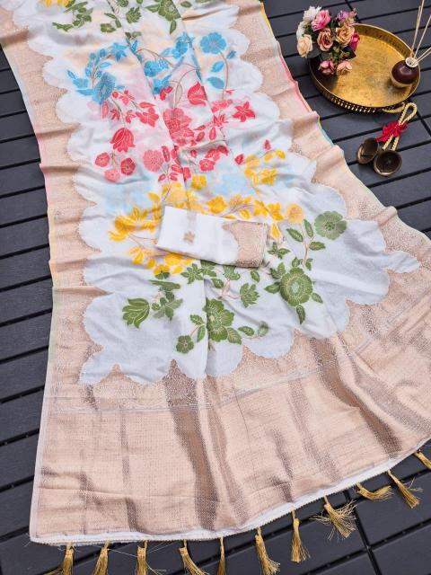 Akshara banarasi silk best saree wholesale market in surat